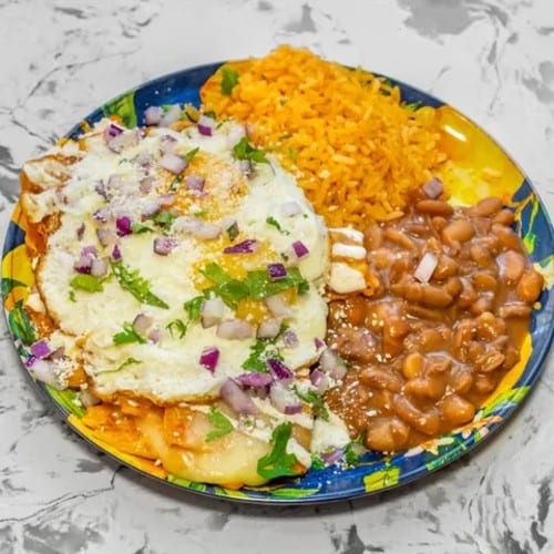 Chilaquiles Rojos.