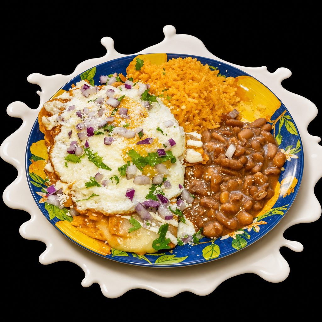 Chilaquiles Rojos.
